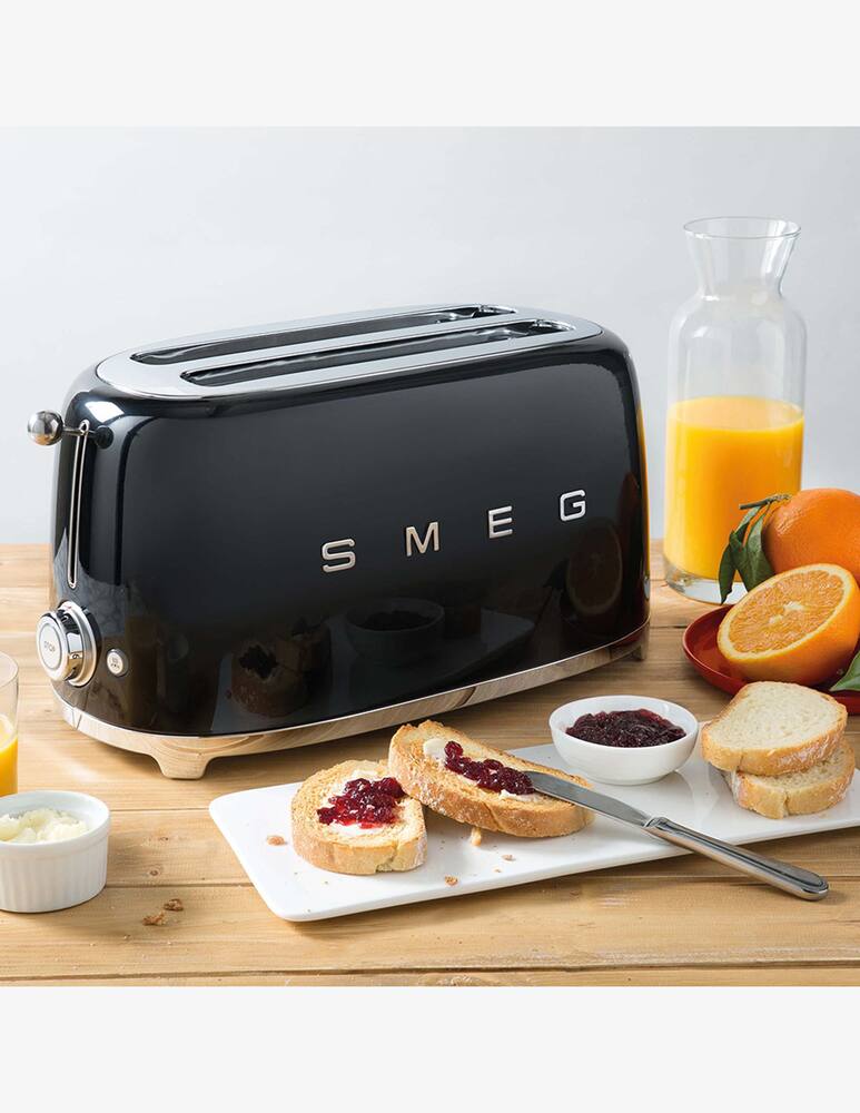 rinascente Smeg Toaster 50'S Style  Glossy Black 2X4