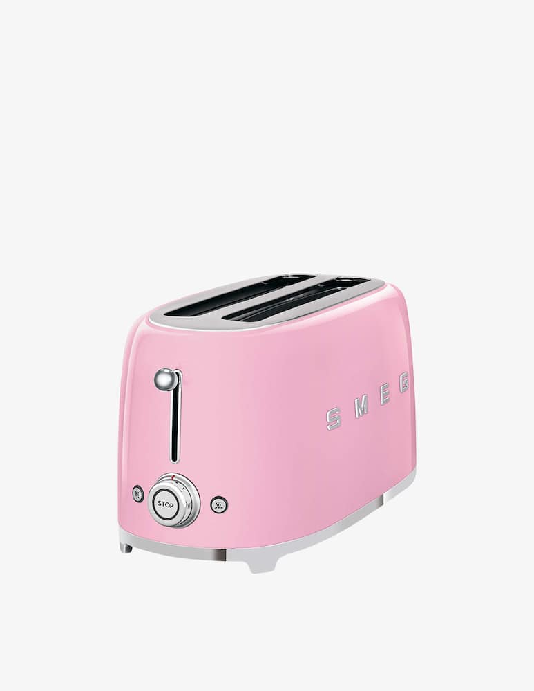 rinascente Smeg Tostapane 50'S Style  Rosa Lucido 2X4