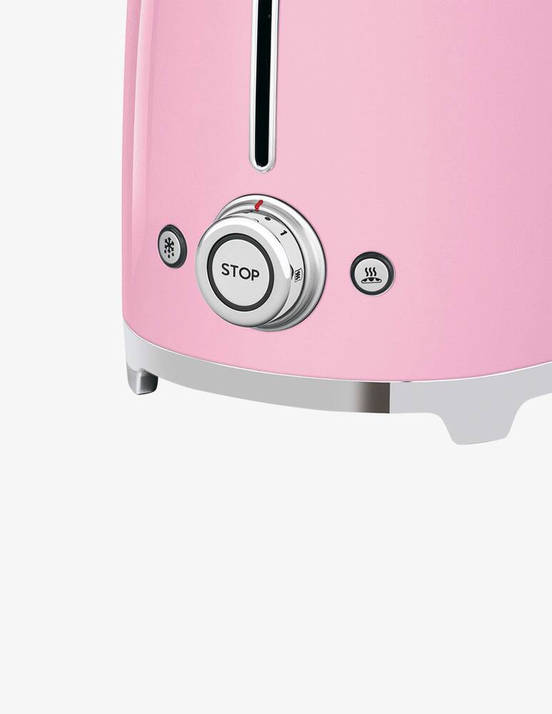 Smeg Tostapane 50's Style rosa lucido 2x4 - immagine 3 Smeg Tostapane 50's Style rosa lucido 2x4 - immagine 3