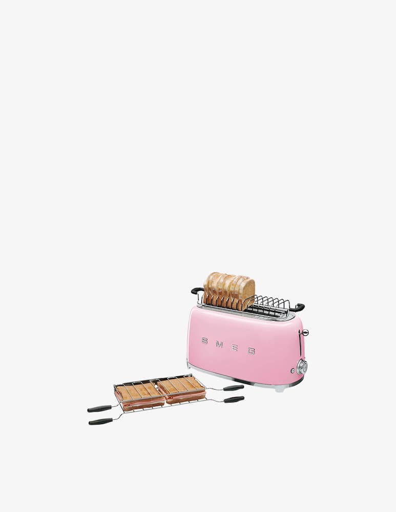 Smeg Tostapane 50's Style rosa lucido 2x4 - immagine 4 Smeg Tostapane 50's Style rosa lucido 2x4 - immagine 4