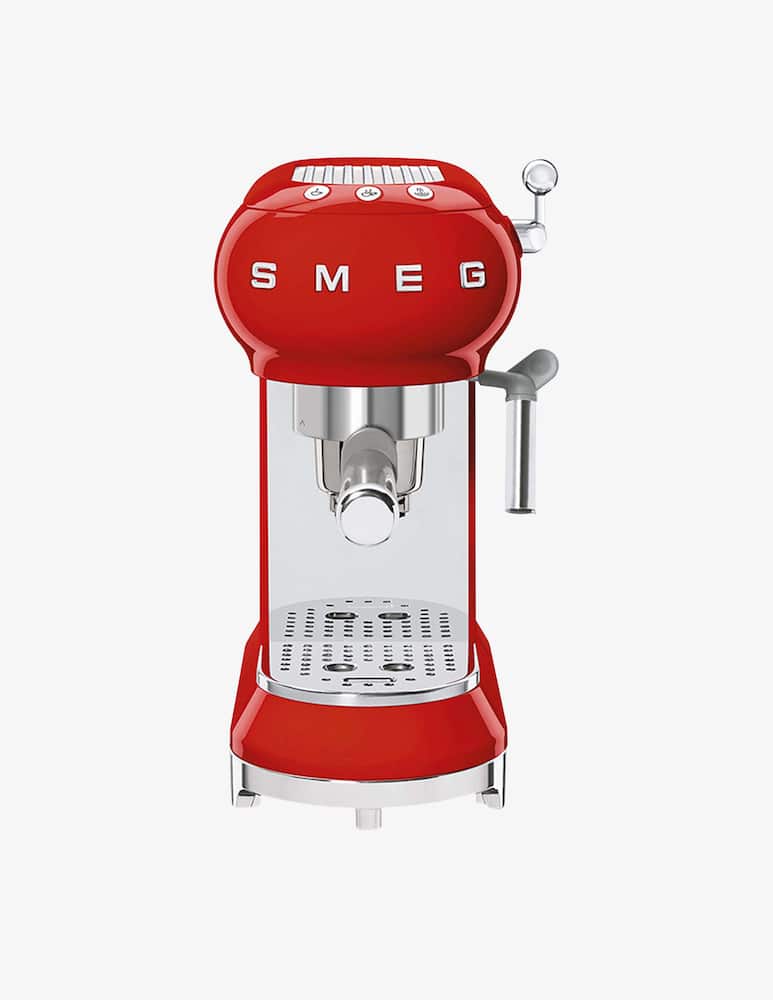 rinascente Smeg Macchina Caffè Espresso Manuale   Rosso