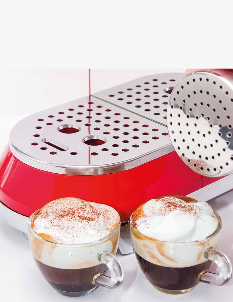 rinascente Smeg Macchina Caffè Espresso Manuale   Rosso