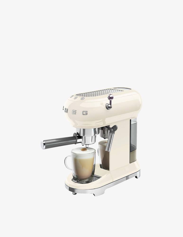 rinascente Smeg Manual Espresso Coffee Machine    Cream