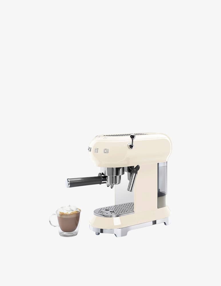rinascente Smeg Manual Espresso Coffee Machine    Cream