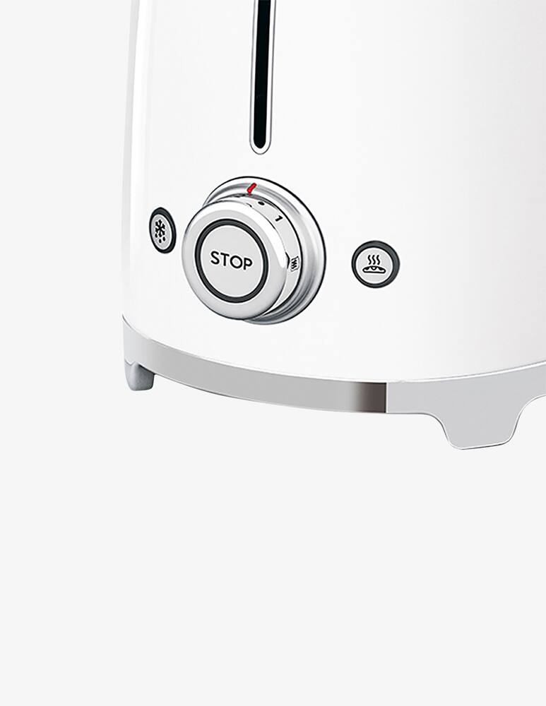 rinascente Smeg Tostapane 50'S Style  Bianco Lucido 2X2