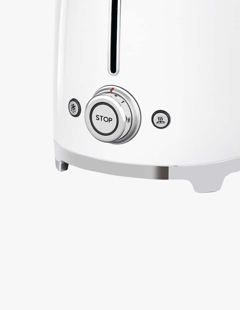 Smeg Tostapane 50's Style bianco lucido 2x4 - immagine 4 Smeg Tostapane 50's Style bianco lucido 2x4 - immagine 4