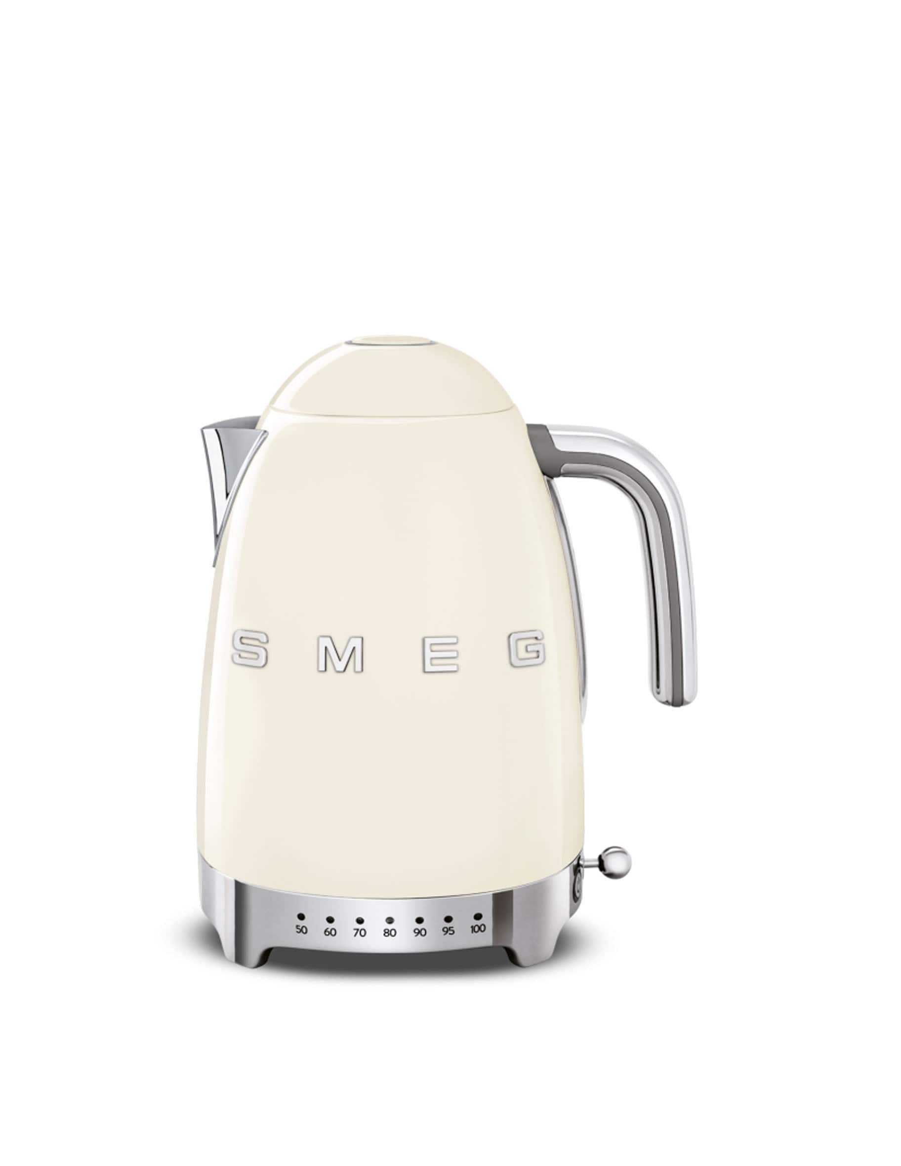 Shop Smeg Variable Temp. Kettle Glossy Cream on Rinascente