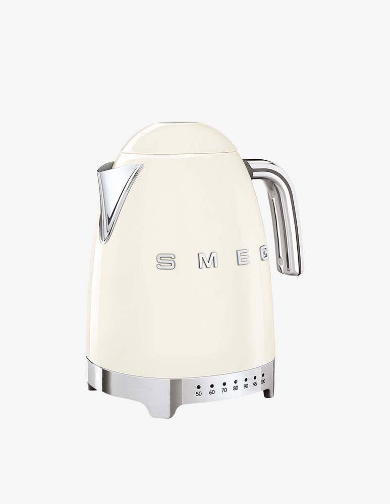 Smeg Variable Temp. Kettle Glossy Cream Rinascente.it