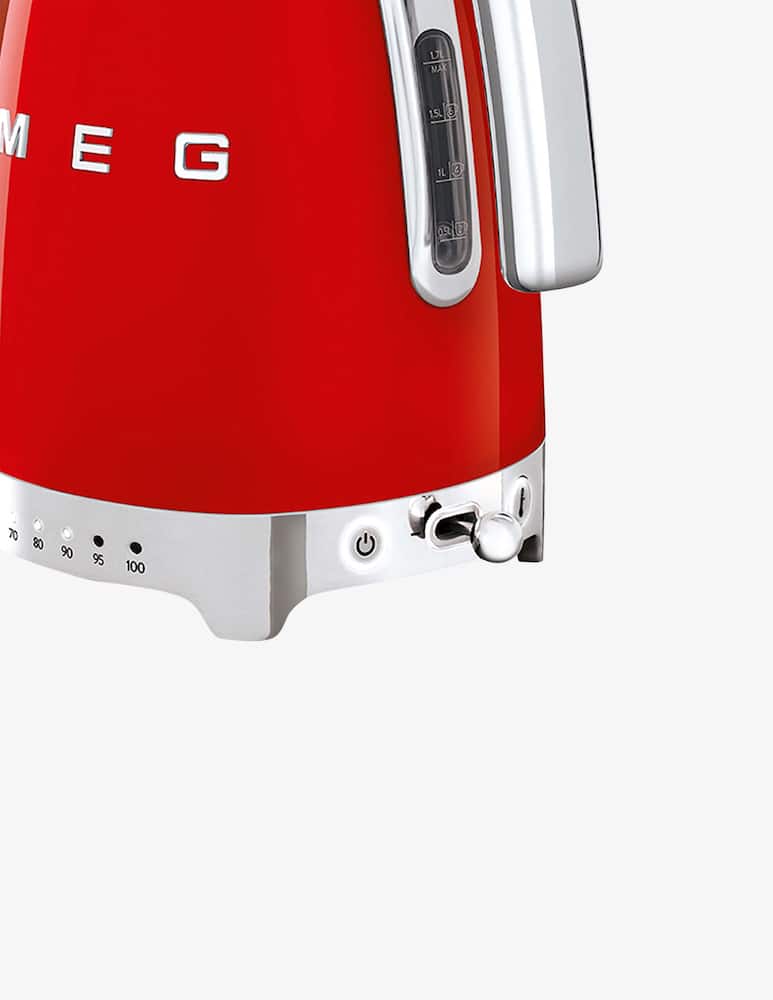Smeg Bollitore a temperatura variabile rosso lucido - immagine 5 Smeg Bollitore a temperatura variabile rosso lucido - immagine 5