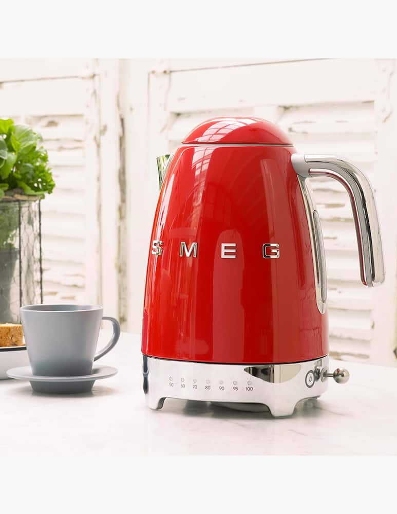 Smeg Bollitore a temperatura variabile rosso lucido - immagine 6 Smeg Bollitore a temperatura variabile rosso lucido - immagine 6