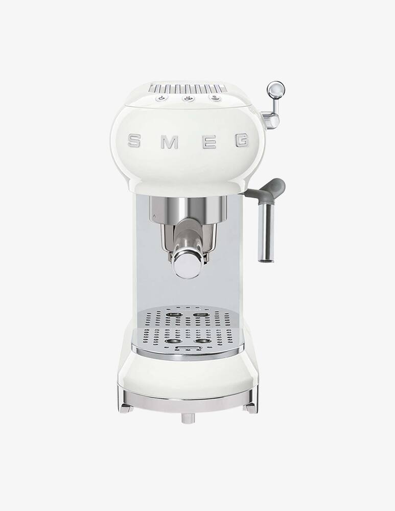 Shop Smeg Manual Espresso Coffee Machine White on Rinascente