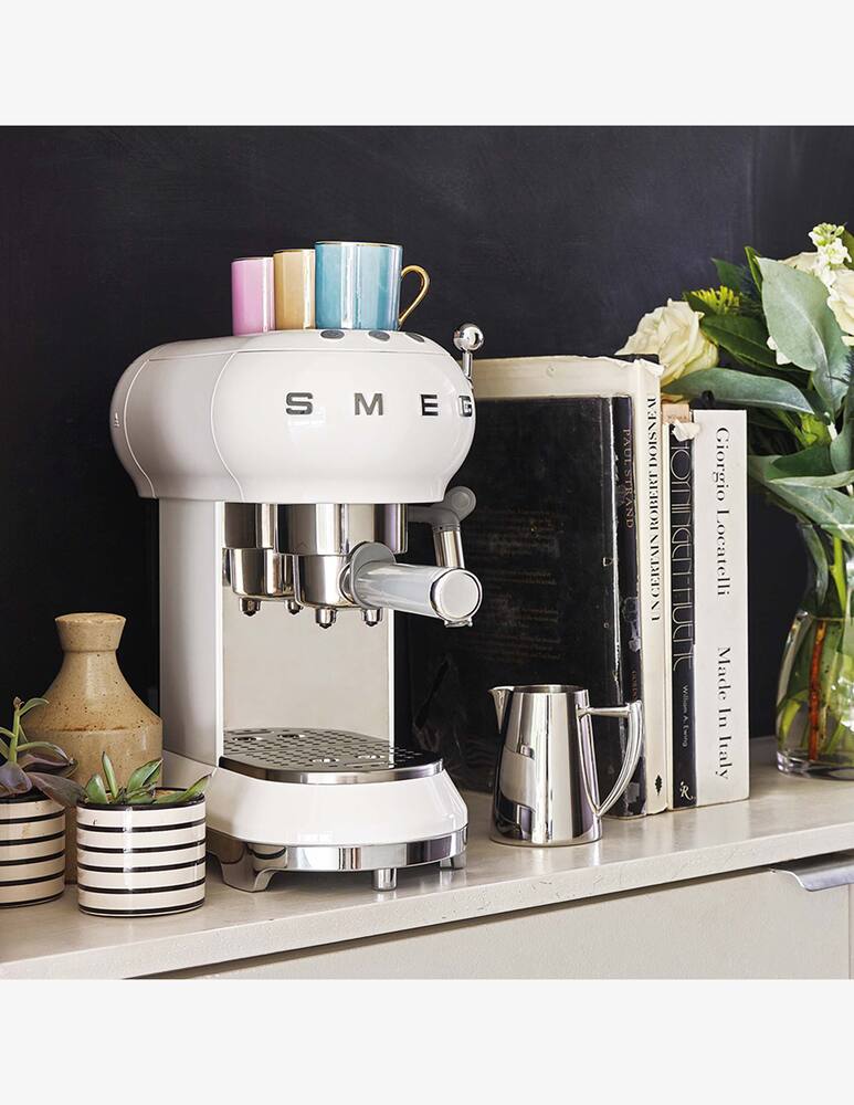 rinascente Smeg Manual Espresso Coffee Machine    White