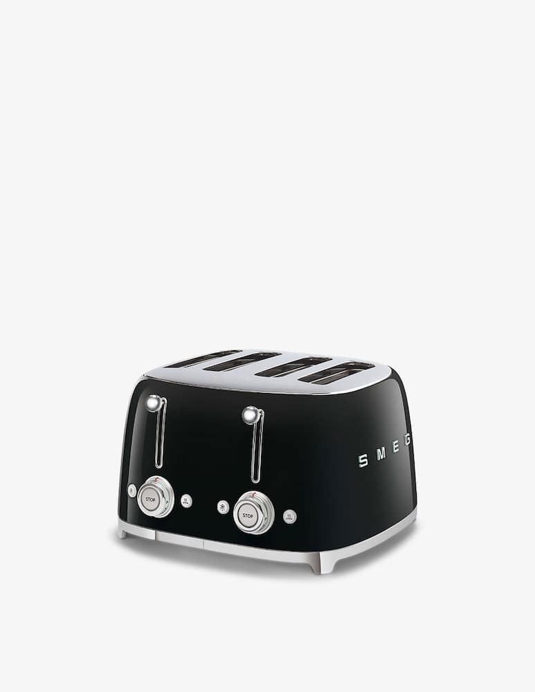 Smeg Tostapane 50's Style nero lucido 4x4 - immagine 1