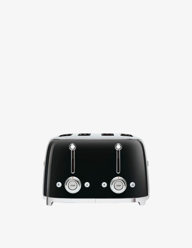 Smeg Tostapane 50's Style nero lucido 4x4 - immagine 2