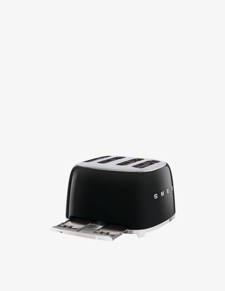 Smeg Tostapane 50's Style nero lucido 4x4 - immagine 4