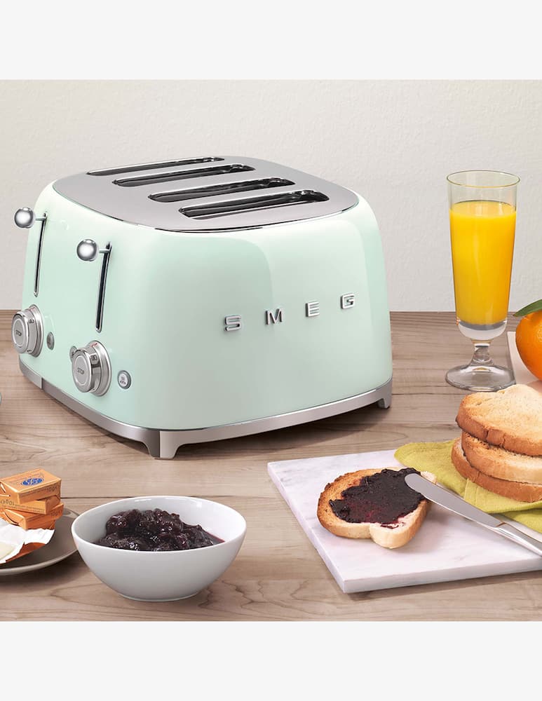 Smeg Tostapane 50's Style verde lucido 4x4 - immagine 7 Smeg Tostapane 50's Style verde lucido 4x4 - immagine 7
