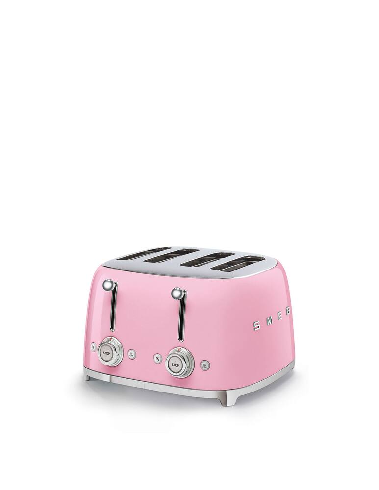 Smeg Toaster 50's Style glossy pink 4x4 - picture 1 Smeg Toaster 50's Style glossy pink 4x4 - picture 1