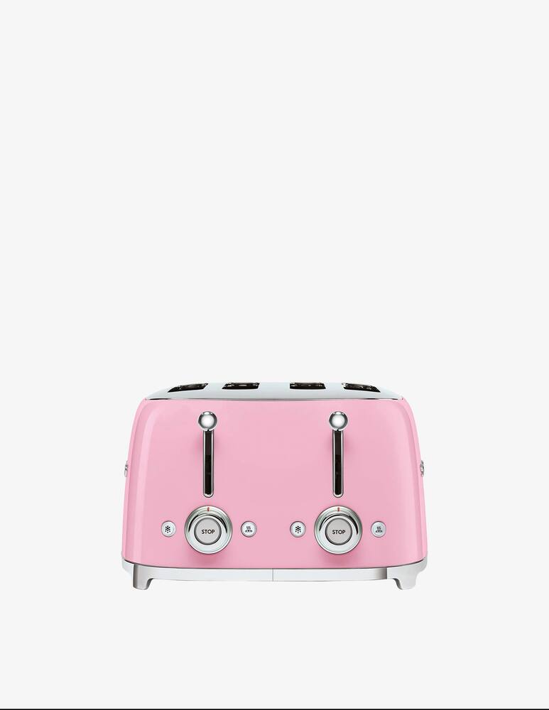 rinascente Smeg Toaster 50'S Style  Glossy Pink 4X4