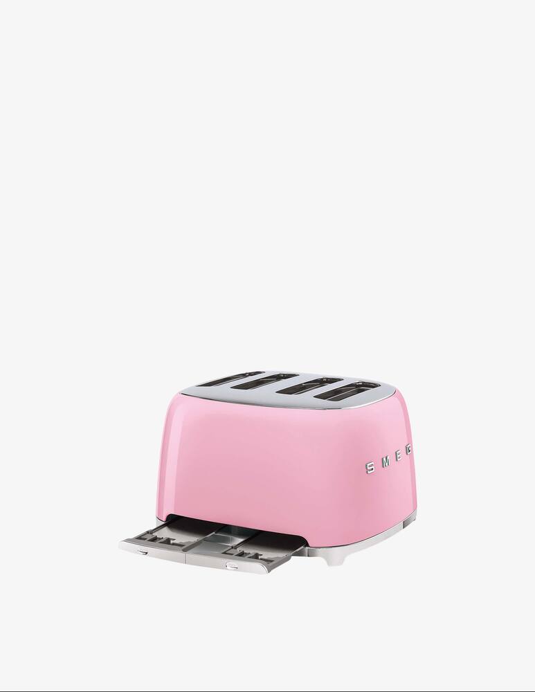 rinascente Smeg Toaster 50'S Style  Glossy Pink 4X4