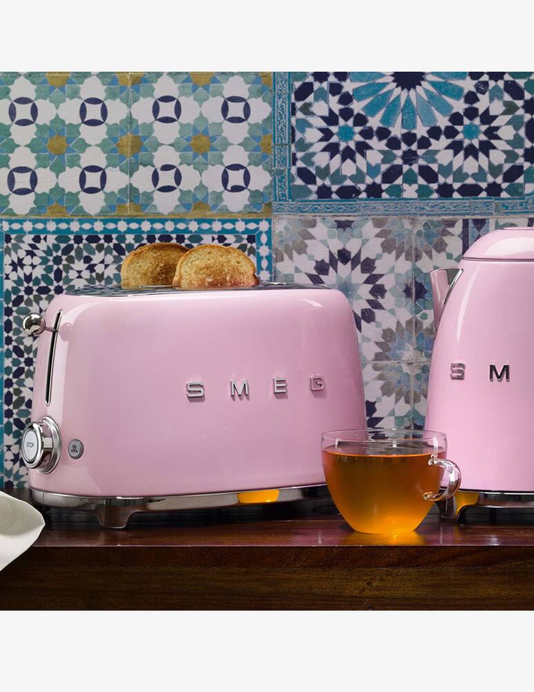 rinascente Smeg Toaster 50'S Style  Glossy Pink 4X4
