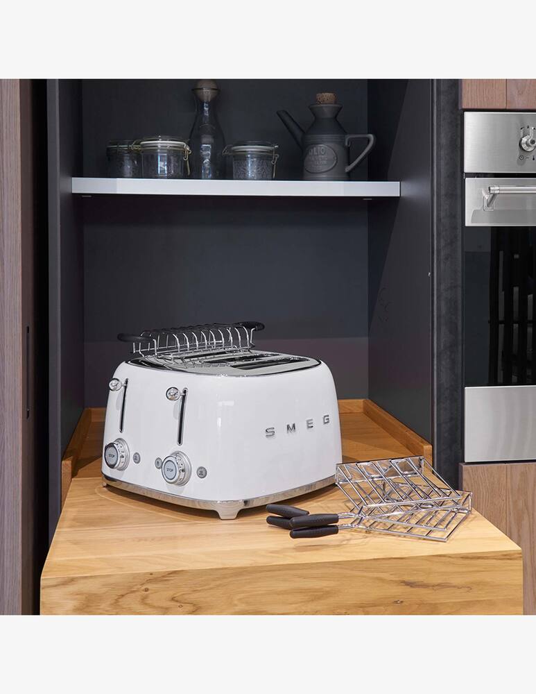 rinascente Smeg Tostapane 50'S Style  Bianco Lucido 4X4