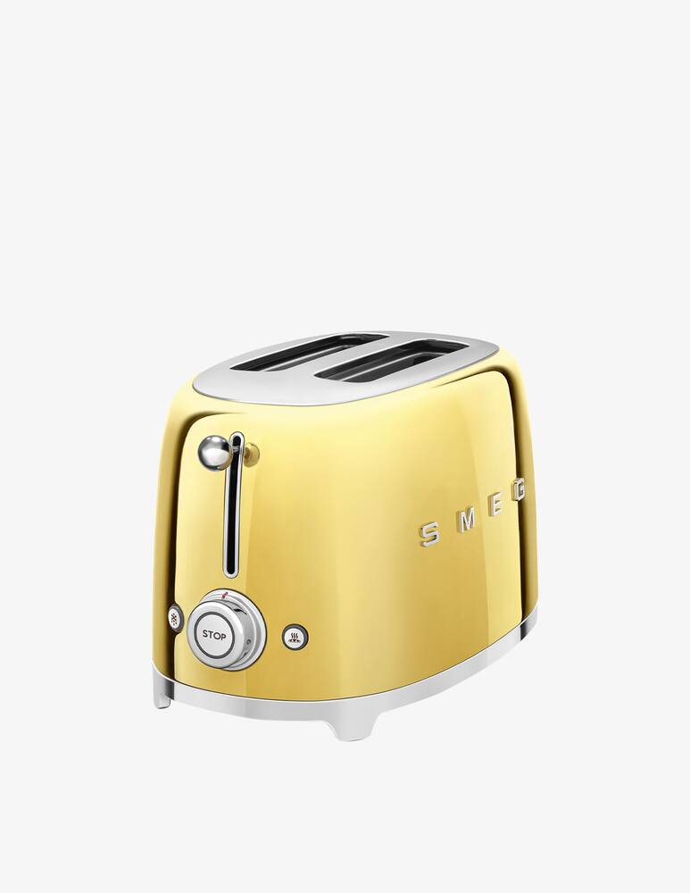 rinascente Smeg Toaster 50'S Style  Glossy  Gold 2X2