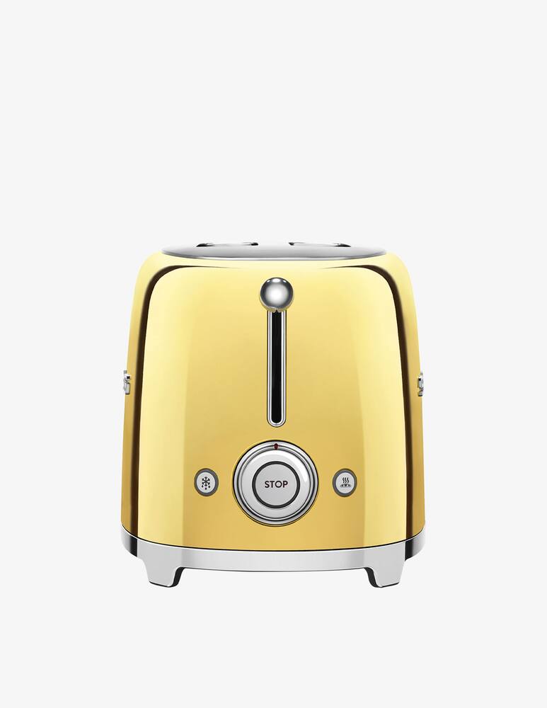 rinascente Smeg Toaster 50'S Style  Glossy  Gold 2X2