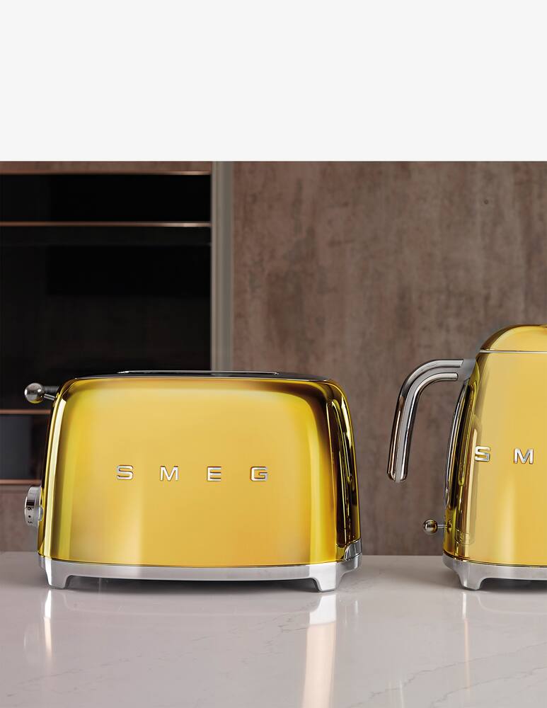 rinascente Smeg Toaster 50'S Style  Glossy  Gold 2X2