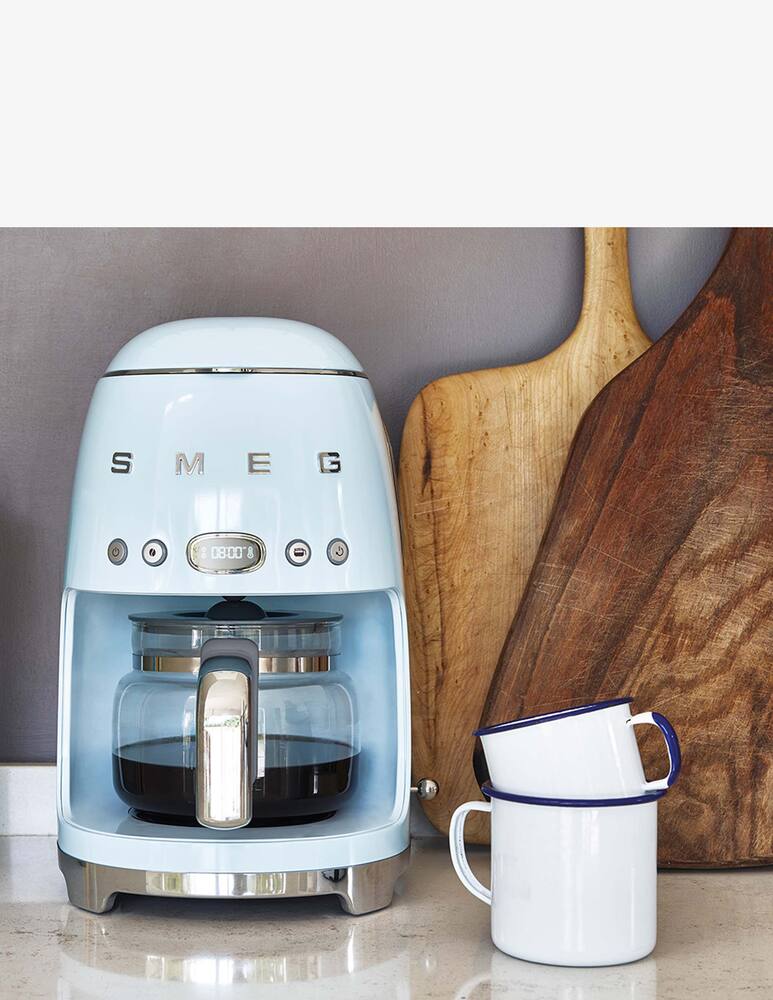 rinascente Smeg Macchina Caffè Filtro   Azzurro Lucido