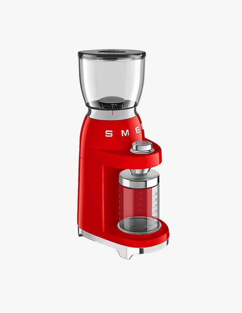 rinascente Smeg Coffee Grinder 50'S Style  Glossy Red