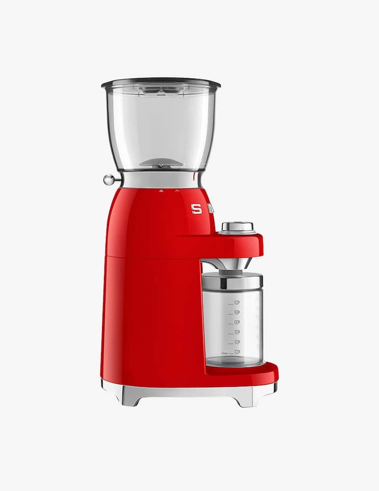 rinascente Smeg Coffee Grinder 50'S Style  Glossy Red