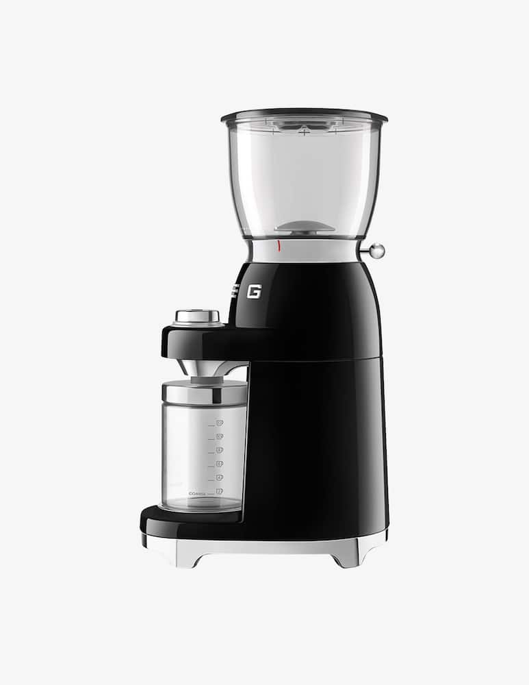 rinascente Smeg Coffee Grinder 50'S Style  Glossy Black