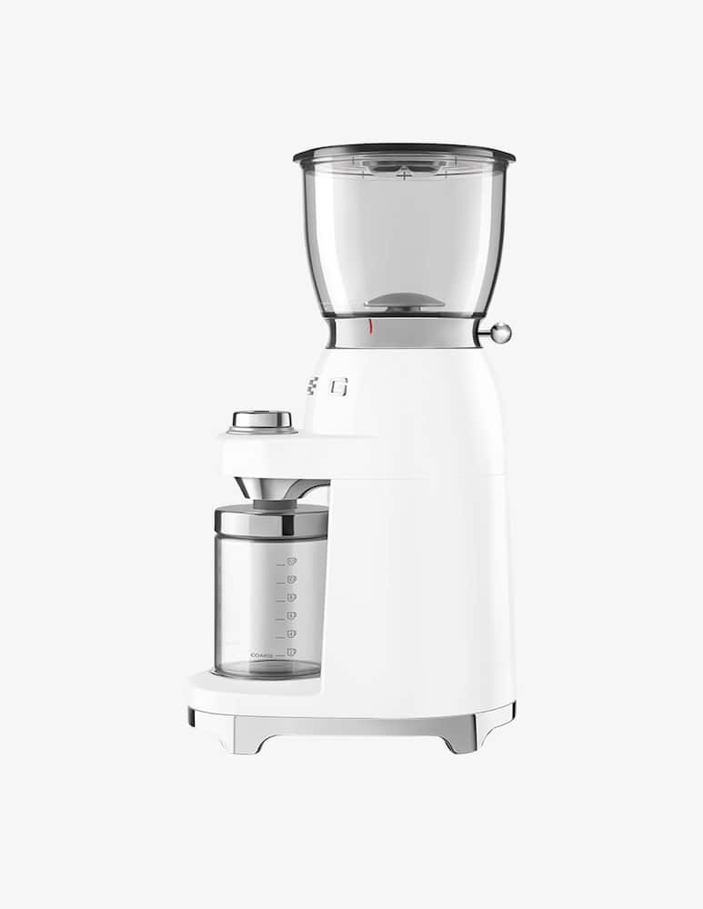 rinascente Smeg Coffee Grinder 50'S Style  Glossy White