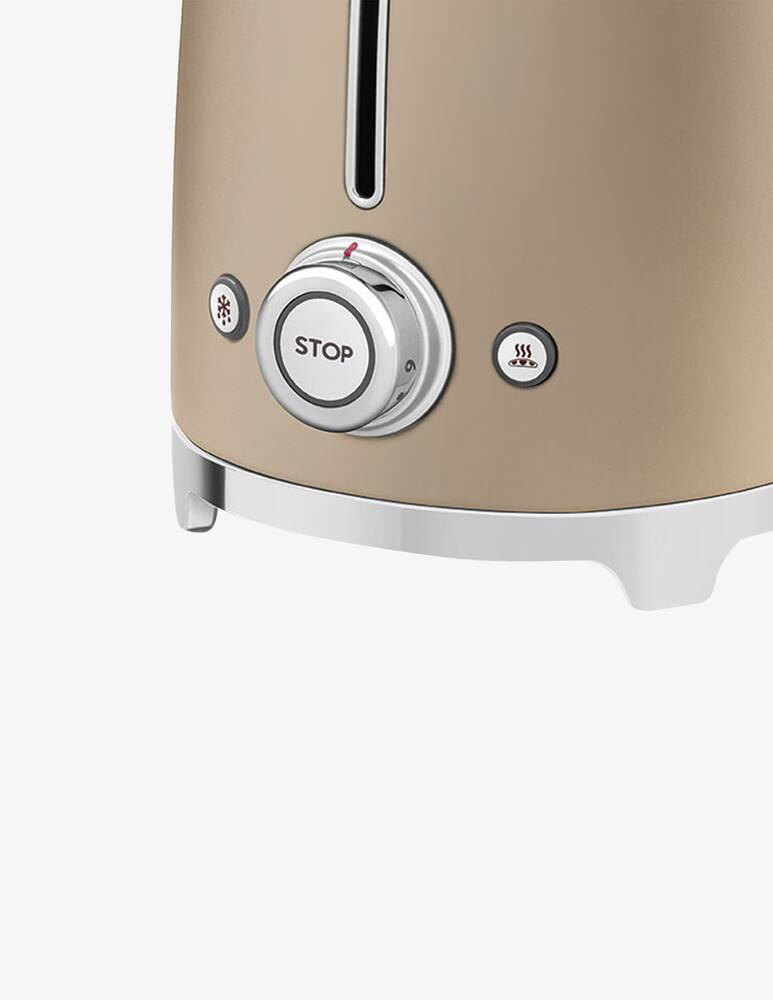 Smeg Toaster 50's Style opaque gold 2x2 - picture 3 Smeg Toaster 50's Style opaque gold 2x2 - picture 3