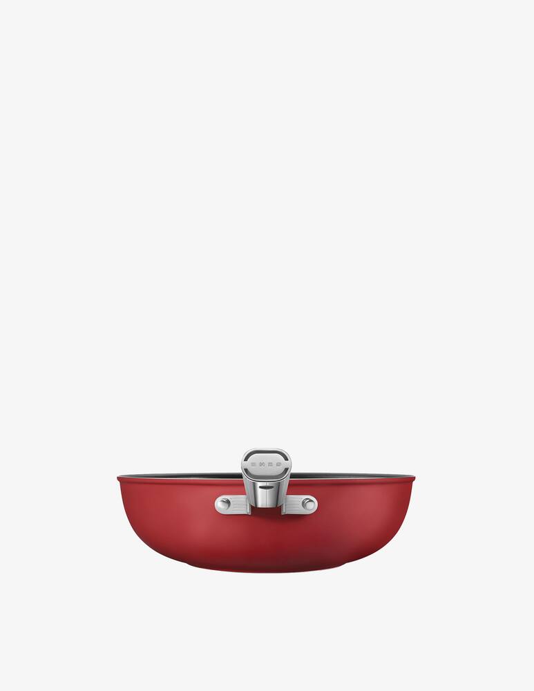 rinascente Smeg Wok antiaderente  - Rosso OPACO - D30cm