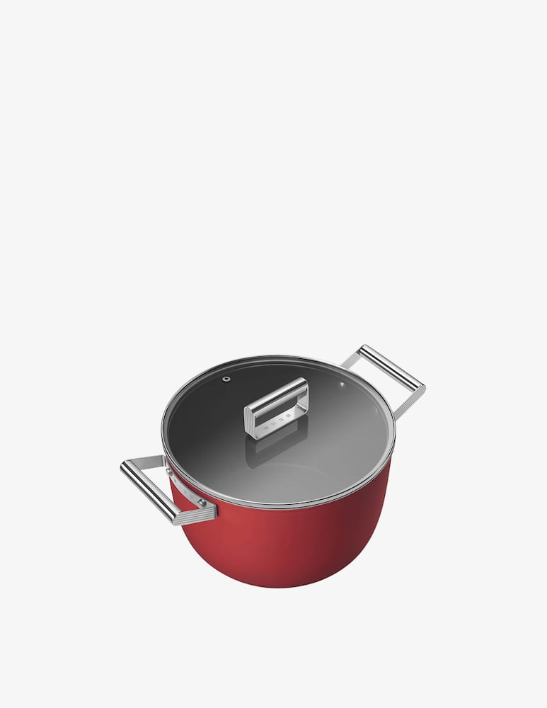 rinascente Smeg Casserole - OPAQUE Red - D26cm