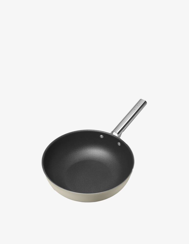 rinascente Smeg Wok - OPAQUE Cream - D30cm