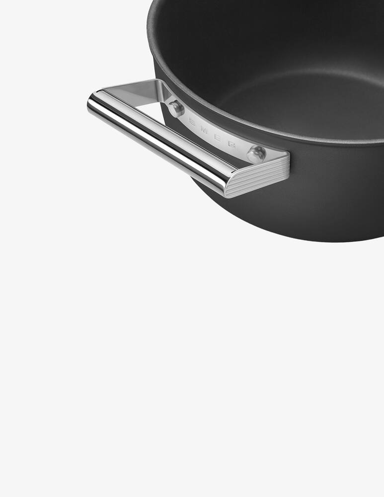rinascente Smeg Casseruola antiaderente - Nero OPACO - D24cm