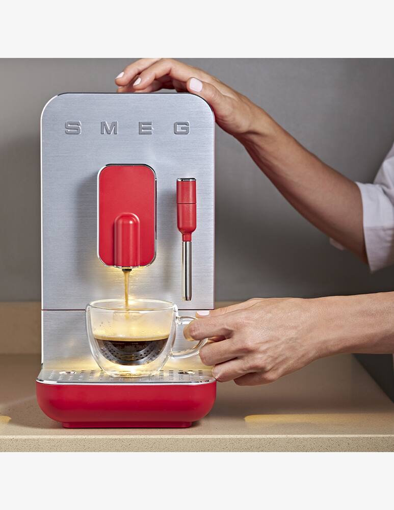 rinascente Smeg Automatic Coffee Machine  Glossy Red