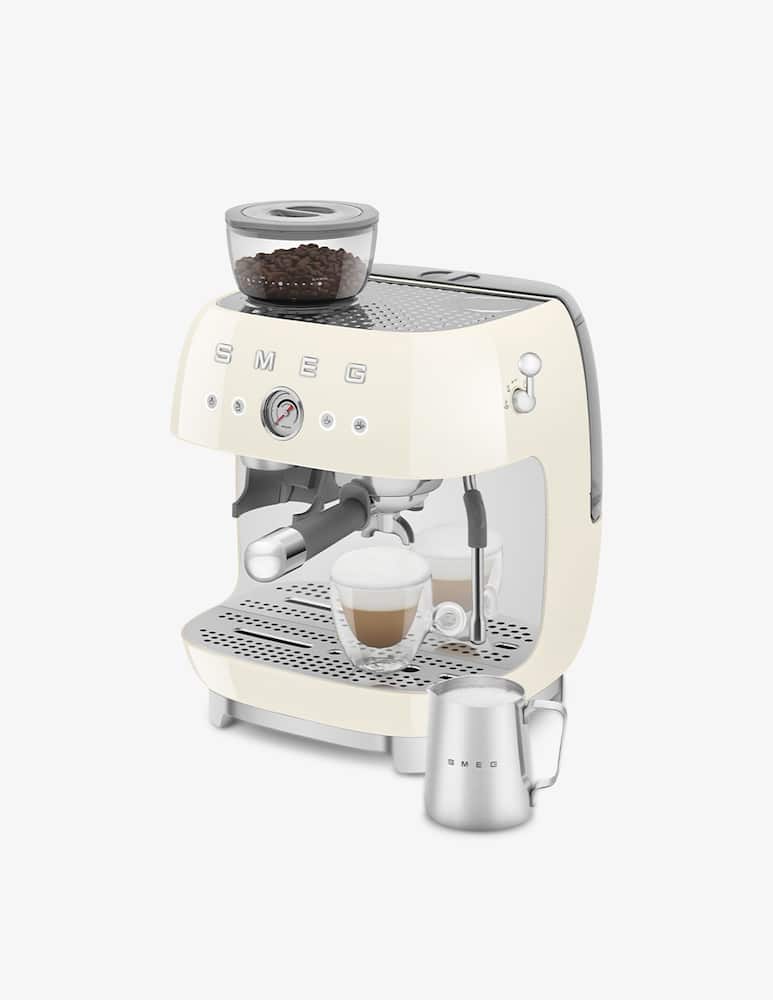 rinascente Smeg Manual Espresso Machine With Coffee Grinder