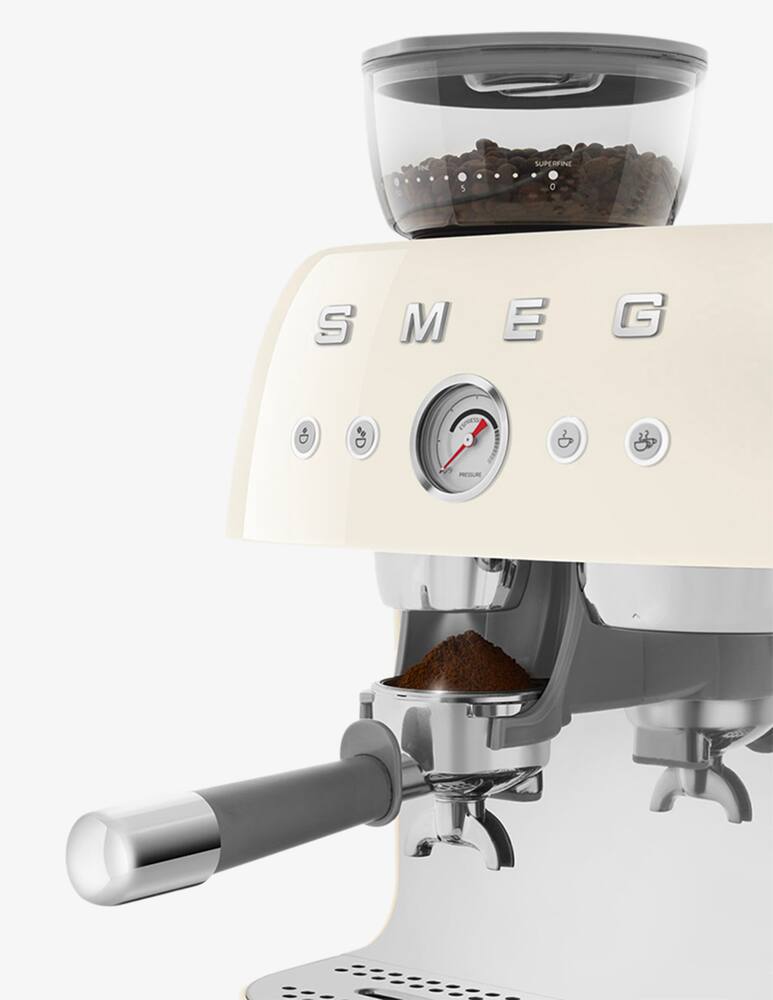 rinascente Smeg Manual Espresso Machine With Coffee Grinder