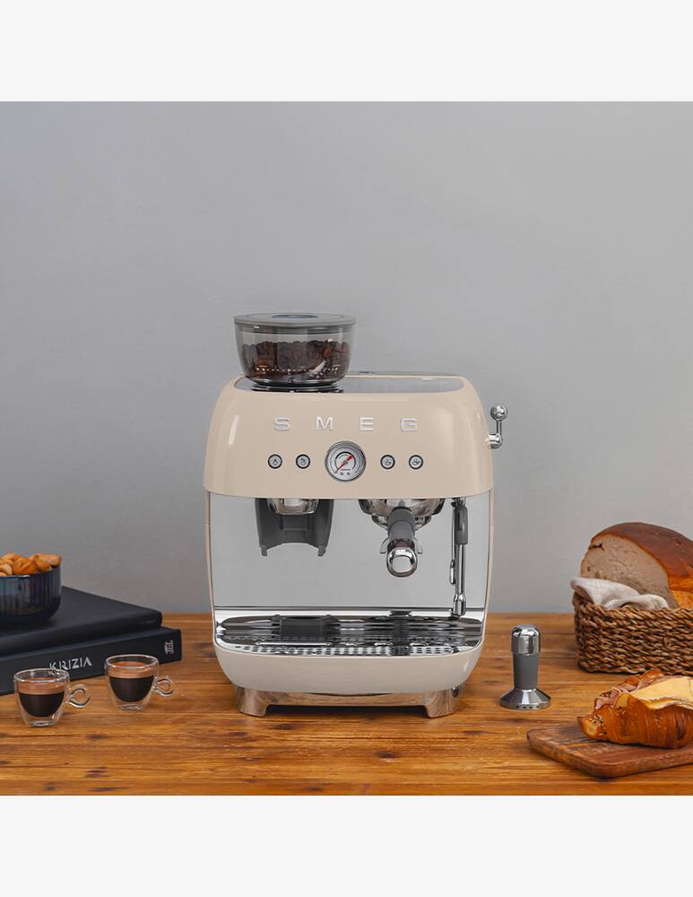 rinascente Smeg Manual Espresso Machine With Coffee Grinder