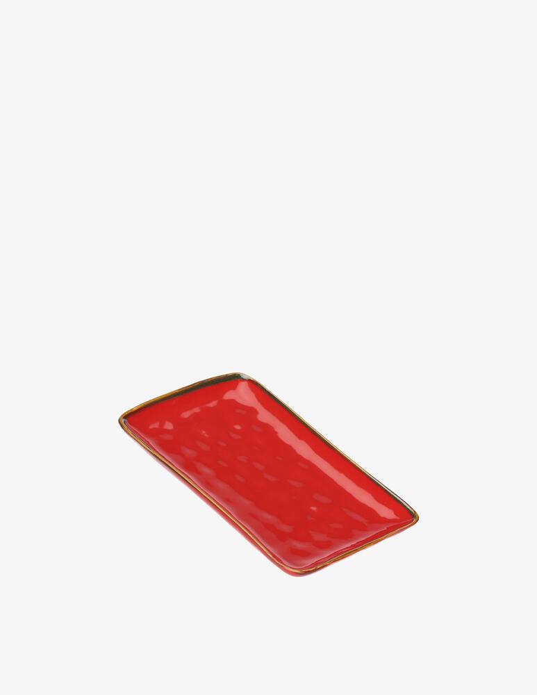 rinascente Rose&Tulipani Concerto Corallo Vassoio Rettangolare 20X13 Cm