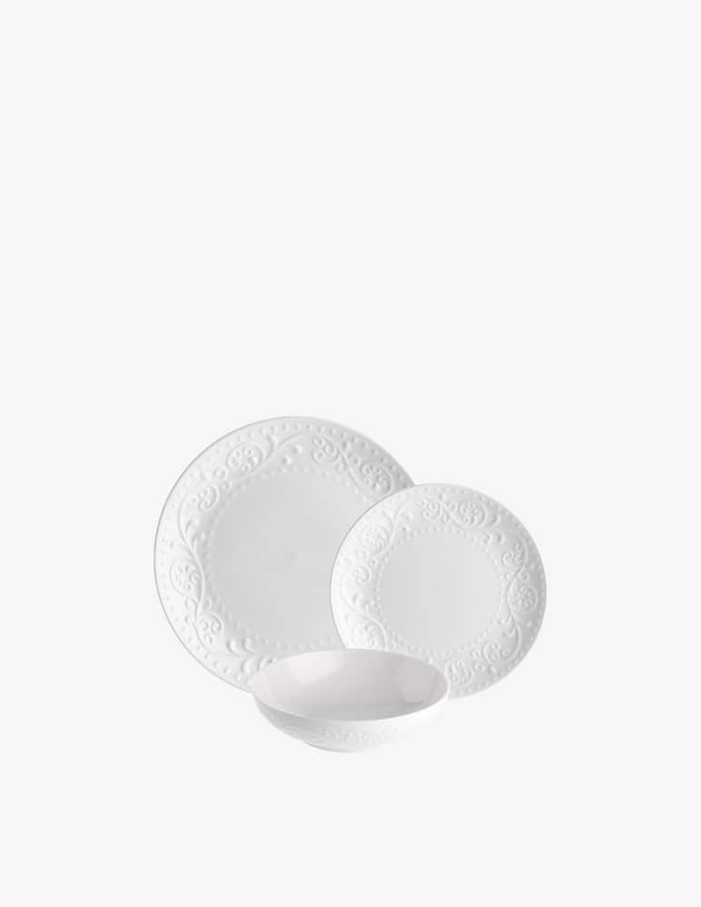 rinascente La Porcellana Bianca Sognante Set Tavola 18 Pcs