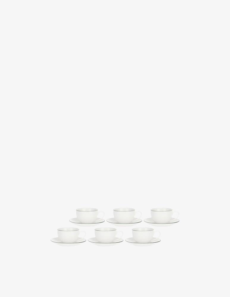 rinascente La Porcellana Bianca Dintorno Coffee Cup 100 Cc