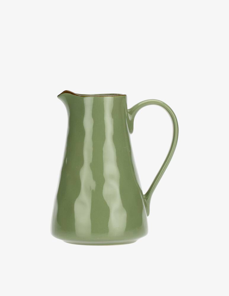 Pichet Rose & Tulipani Milano Concert - Grès, Vert Olive, 1700cc, Va Au Four Micro-ondes Et Traditionnel