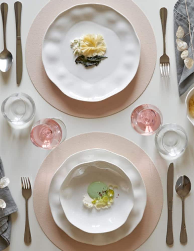 rinascente La Porcellana Bianca Lunia Dinner Plate