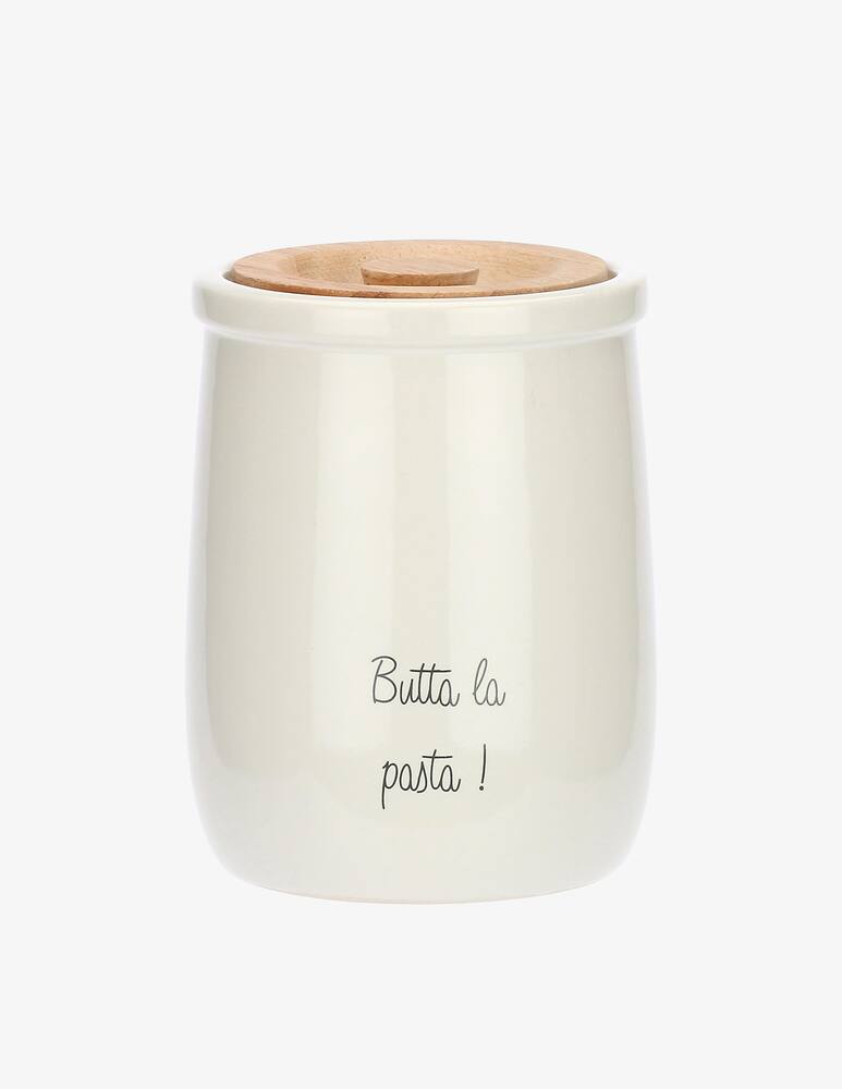 rinascente La Porcellana Bianca Gli Onesti Coarse Salt Jar 0.8L