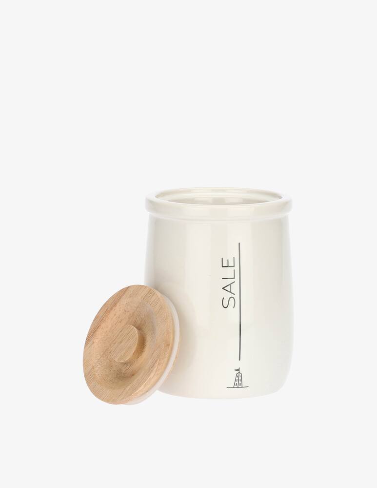 rinascente La Porcellana Bianca Gli Onesti Coarse Salt Jar 0.8L