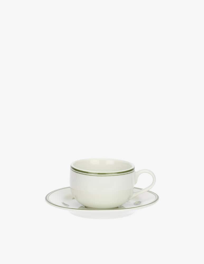 rinascente La Porcellana Bianca Coltivia Tazza Caffe Con Piattino 90ml